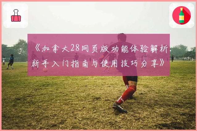 《加拿大28网页版功能体验解析:新手入门指南与使用技巧分享》